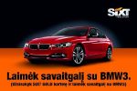 SIXT paruošė staigmenų tarptautinės turizmo parodos svečiams 